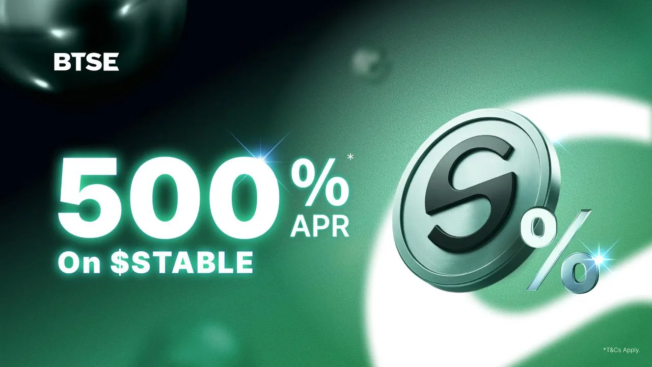 BTSE Unveils Stable Staking: A Major Initiative Offering Up to 500% APR