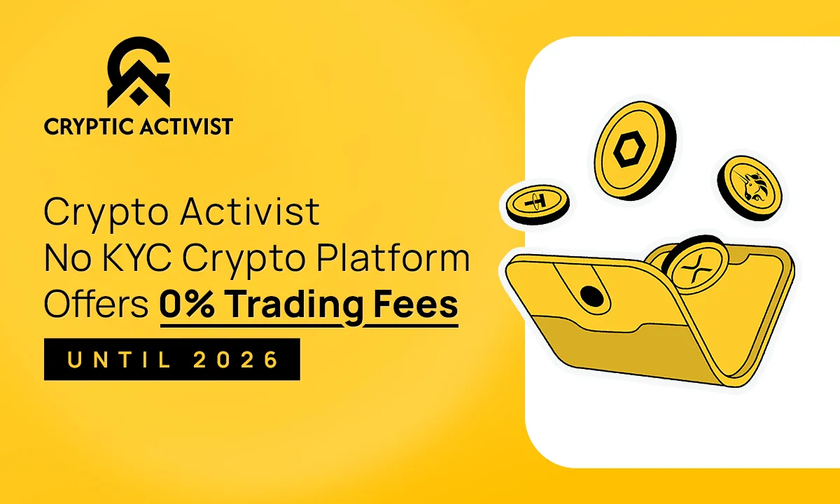 Cryptic Activist Launches a Fully Decentralized and No-KYC P2P Trading Platform Supporting 30+ Cryptocurrencies