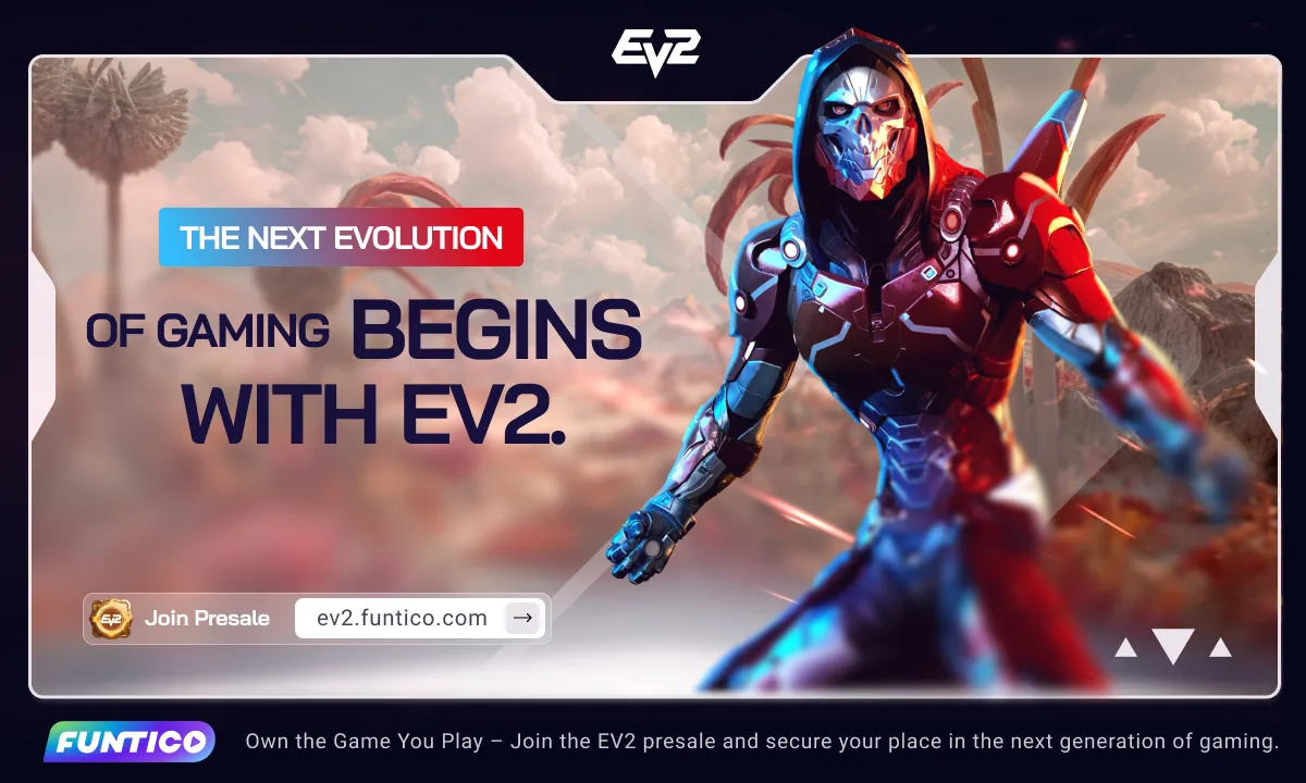 Web3 Gaming Levels Up: Funtico Launches Crypto ICO Presale for EV2 Tokens