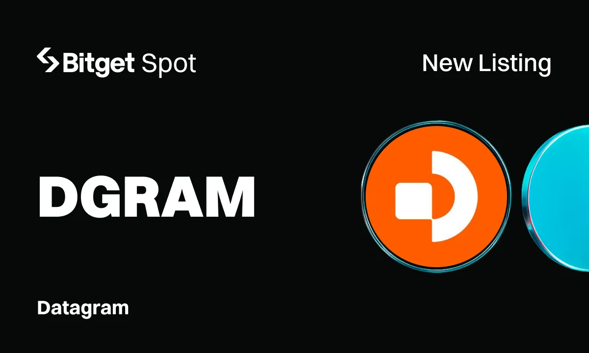 Bitget Lists Datagram (DGRAM) for Spot Trading