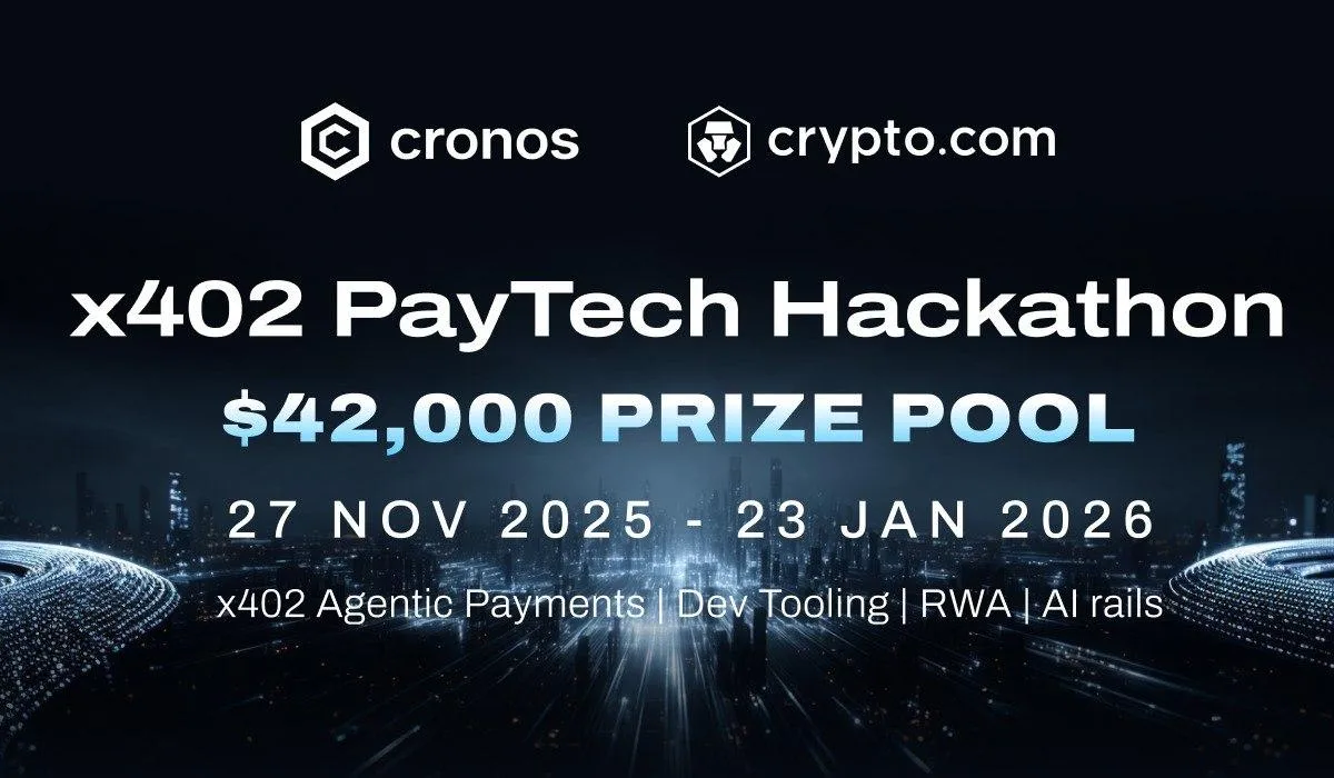 Cronos Launches x402 PayTech Hackathon to Advance AI-Directed On-Chain Payments